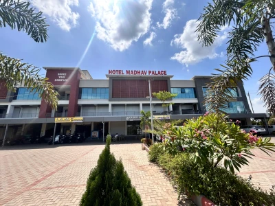 hotel with party hall in madhapar, bhuj - hotel madhav inn