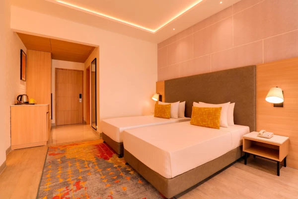 hotel with free parking in generation mega mall, chandausi - lemon tree chandausi