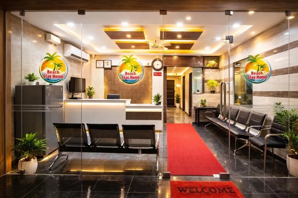 family hotel with pool in triplicane, chennai - beach stay residency