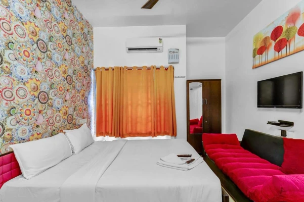 2 bedroom service apartment in uthandi, chennai - inn10 homestays and resort