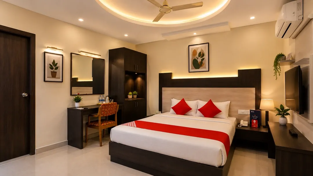 hotel with party hall in palawakkam, chennai - redfox signature ecr