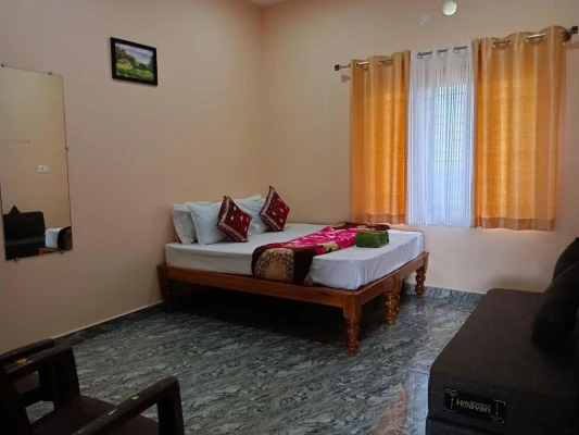 homestay in vijayapura, chikmagaluru with swimming pool - nidagodu homestay