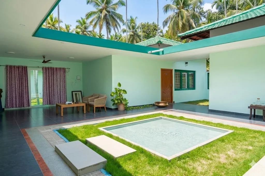 hotel near coimbatore airport - nila resorts and farm house