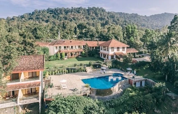 resort in virajpet, coorg with swimming pool - amritara ambatty greens resort