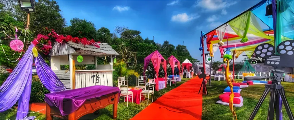 resort in gonikoppal, coorg with swimming pool - the yellow bamboo resort & spa coorg