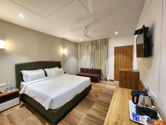 hotel near daman and diu airport - vits select daman devka beach