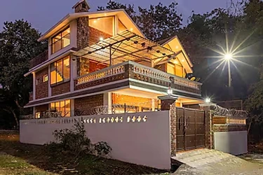 budget hotel in jakhan, dehradun - alaya stays rahta villa 3 bhk with balcony & patio