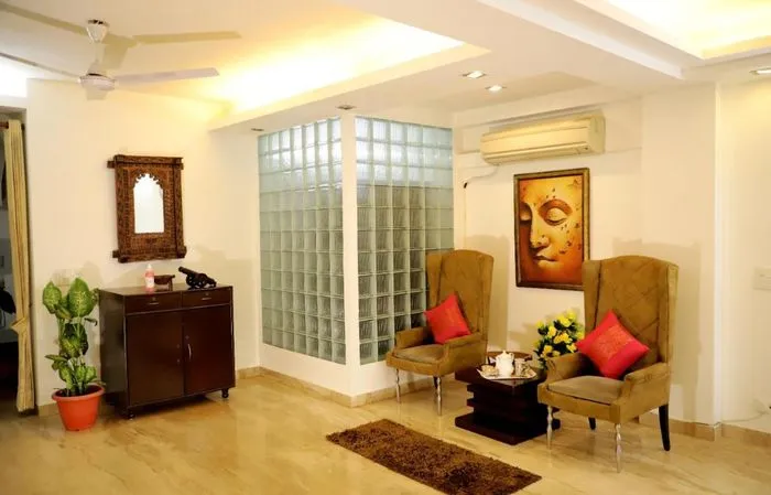 1 bhk service apartment in saket, delhi - fortune home service apartment - j block saket