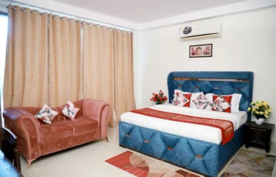 service apartment in saket, delhi for rent - fortune home service apartment e block