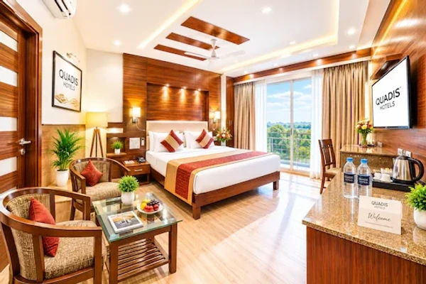 online room booking in green park extension, delhi - hotel amaltas international by quadis - green park