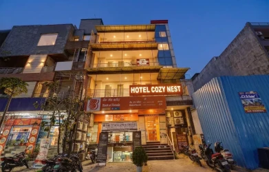 hotel near delhi airport - hotel cozy nest rohini