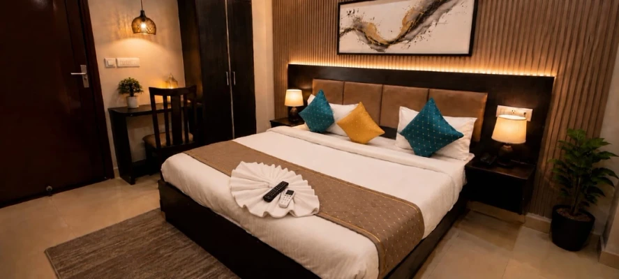 hotel near delhi airport - hotel global homestay