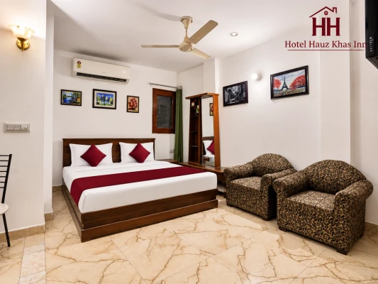 hotel near delhi railway station - hotel hauzkhas inn