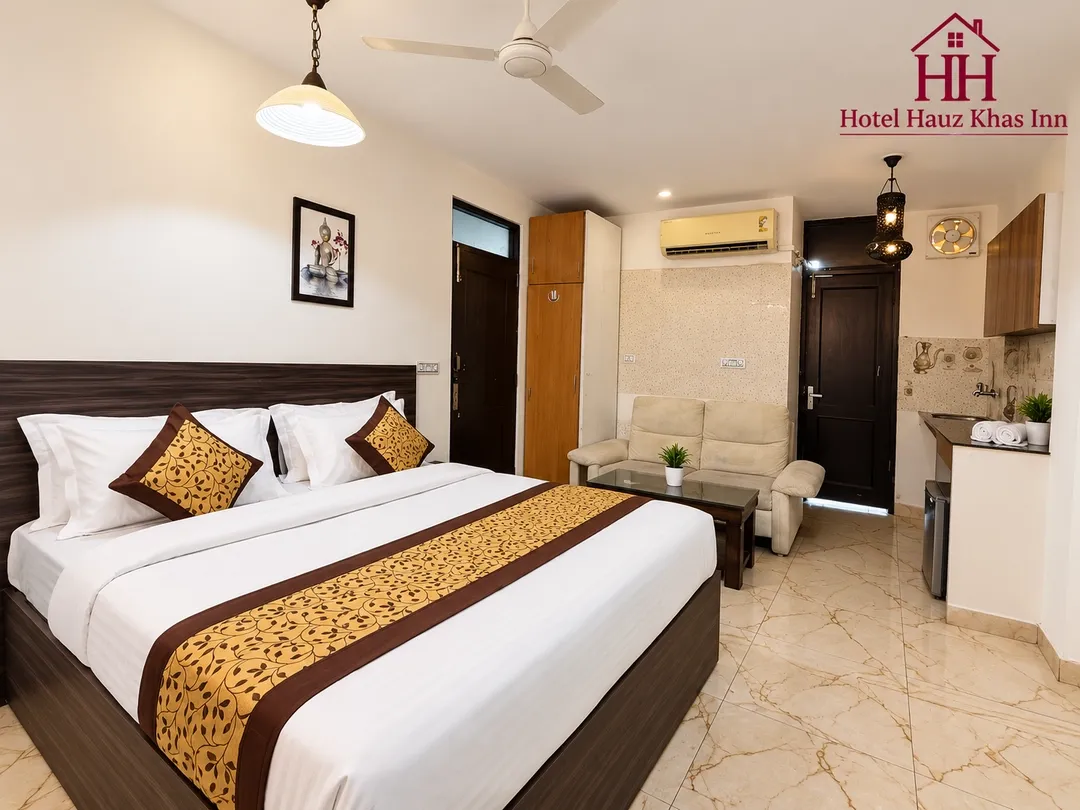 hotel near delhi railway station - hotel hauzkhas inn