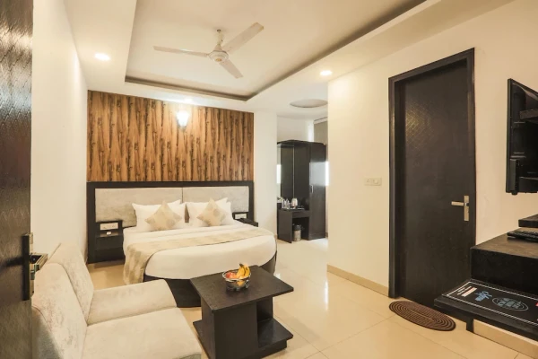 family hotel with pool in igi airport, delhi - hotel olive aero suites by signature stayz