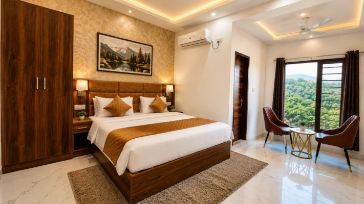 online room booking in mahipalpur, delhi - hotel opal villa