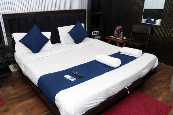 hotel with free parking in paharganj, delhi - hotel red stone inn