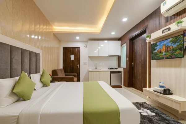 hotel in akshardham temple, delhi for family - hotel seventh heaven