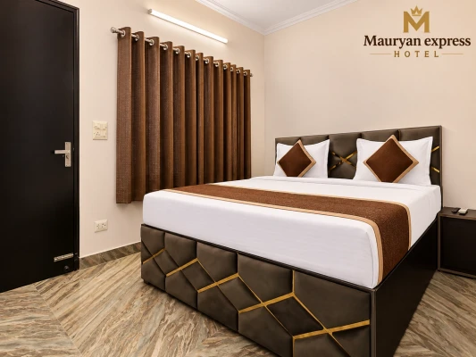 hotel near delhi airport - mauryan express hotel devil khanpur