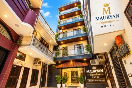 hotel with bar in sangam vihar, delhi - mauryan signature hotel devli khanpur
