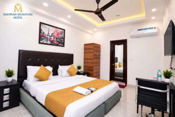 hotel with party hall in dwarka, delhi - mauryan signature hotel near yashobhoomi
