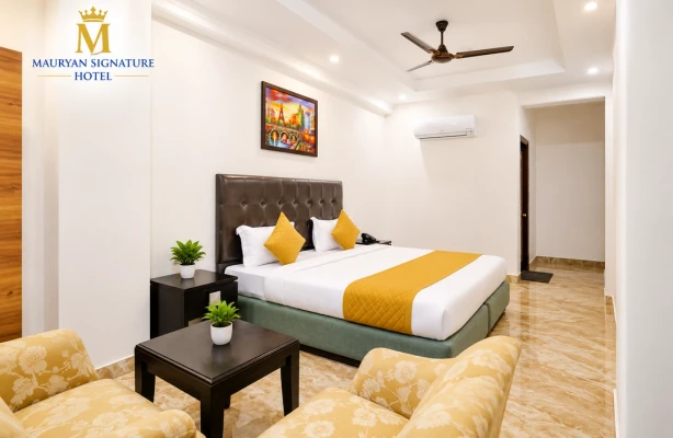 family hotel with pool in dwarka, delhi - mauryan signature hotel near yashobhoomi