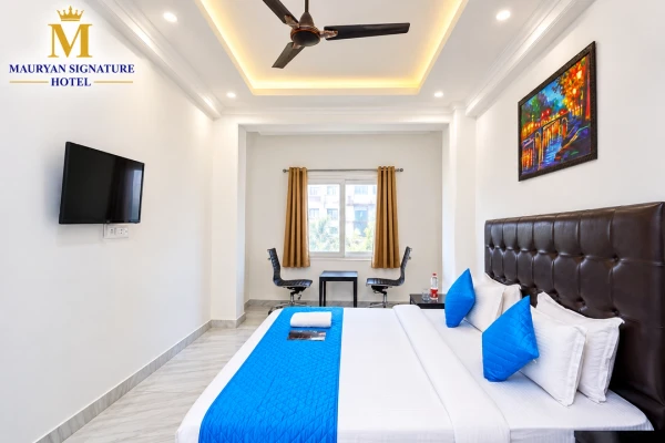 hotel in dwarka, delhi for family - mauryan signature hotel near yashobhoomi