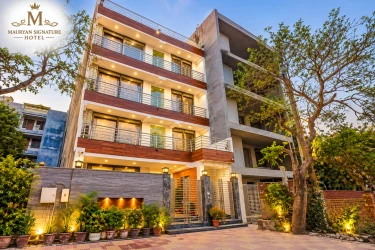 3 star hotel in dwarka, delhi - mauryan signature hotel with airport view