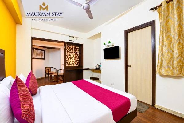 5 star hotels in mauryan stay yashobhoomi delhi