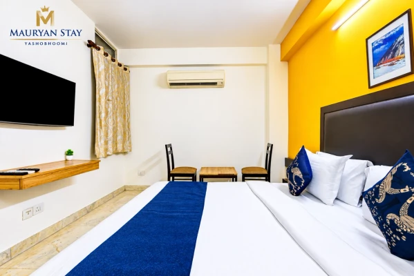 hotel with meeting room in bijwasan, delhi - mauryan stay yashobhoomi