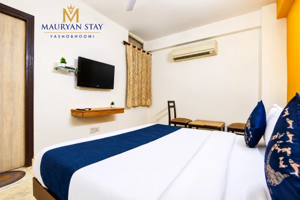 family hotel with pool in bijwasan, delhi - mauryan stay yashobhoomi