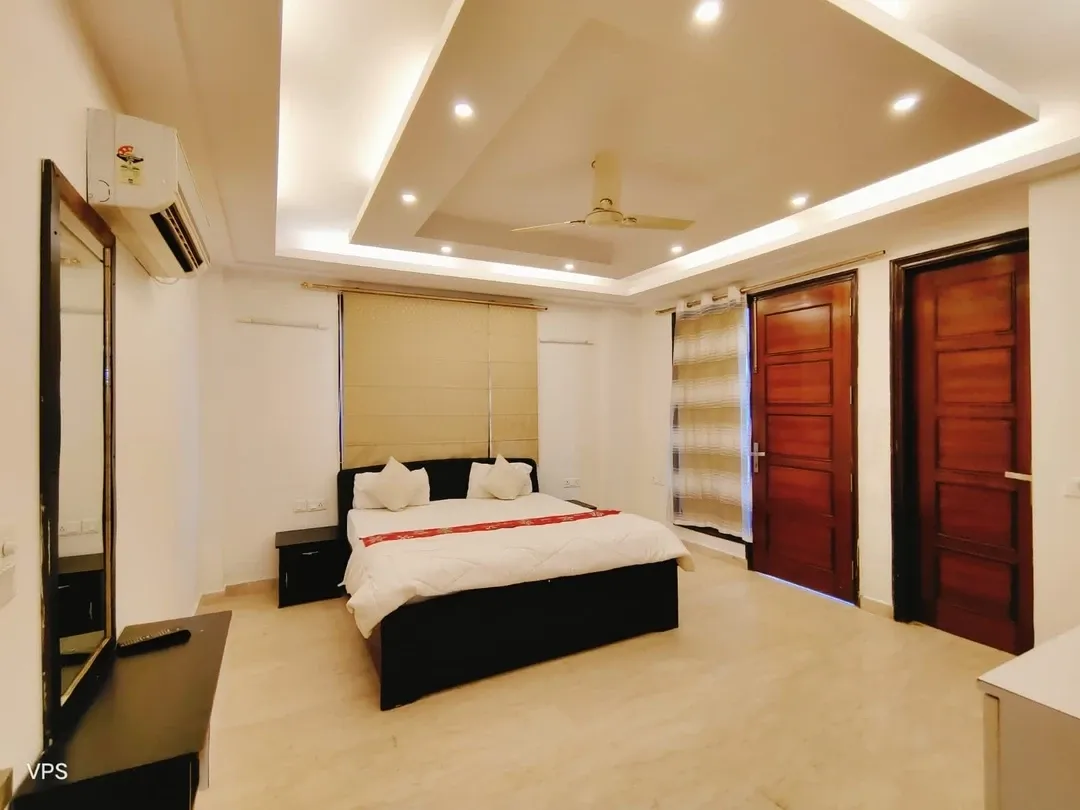 2 bedroom service apartment in saket, delhi - namastey homes 2 bhk apartment fully furnished ground floor