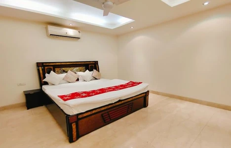 service apartment in saket, delhi for 1 day - namastey homes 4 bhk independent apartment