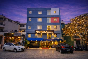 hotel near delhi airport - qotel comfort ip residency east delhi preet vihar