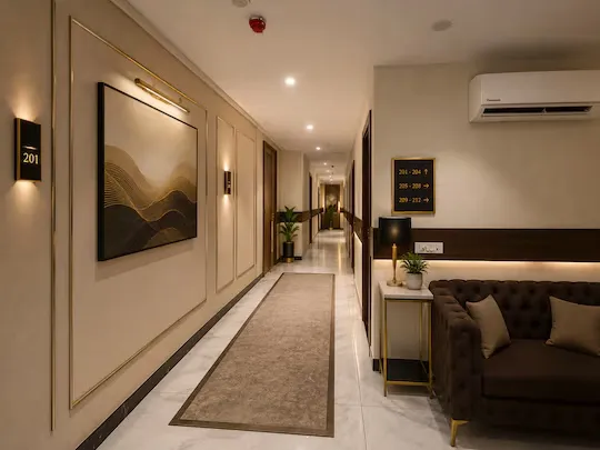 hotel with gym in rajouri garden, delhi - qotel comfort oasis rajouri garden