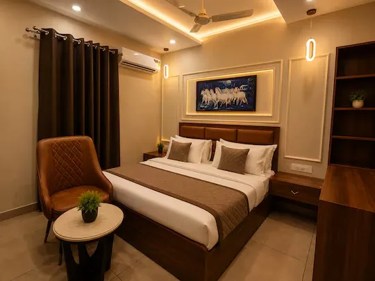 hotel near delhi railway station - qotel comfort oasis rajouri garden