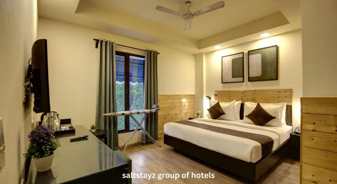 hotel with swimming pool in okhla, delhi - saltstayz select nehru place & new friends colony