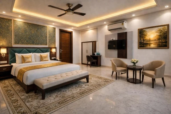 hotel with party hall in mahipalpur, delhi - the palm view