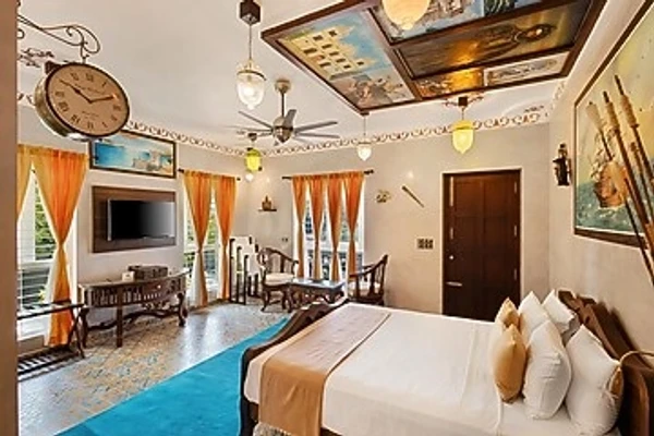 budget hotel in malayattoor, ernakulam - elivaas vintage retreat  5 bhk riverfront heritage villa