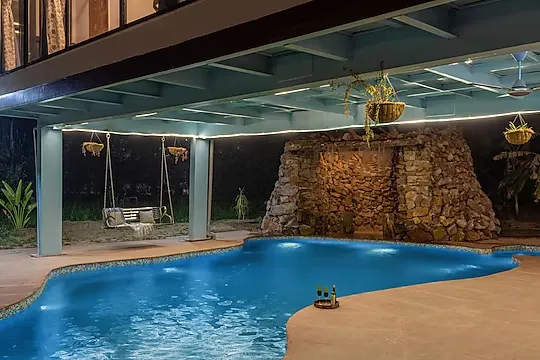 hotel with free parking in khori jamalpur, faridabad - elivaas handas gateway petfriendly 3 bhk with private pool sirohi delhi