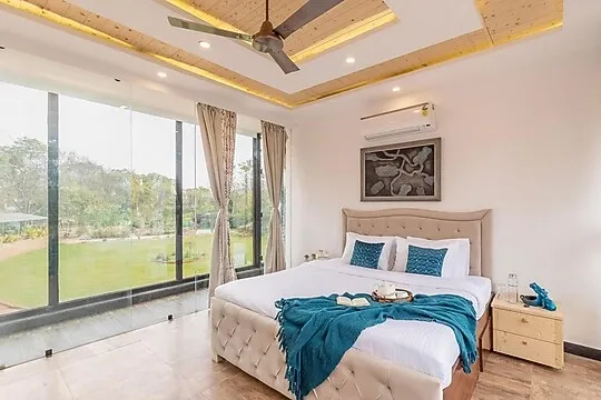 hotel near faridabad airport - elivaas handas gateway petfriendly 3 bhk with private pool sirohi delhi