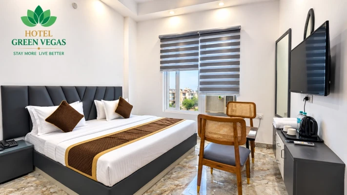 hotel with party hall in sector 43, faridabad - hotel green vegas