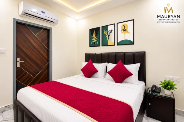 best 24 hours check in hotels in mauryan signature hotel nhpc faridabad