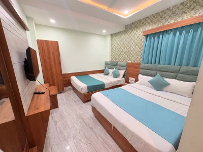 3 star hotel in kudasan, gandhinagar - hotel hill view