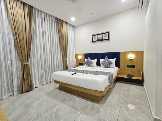 hotel with party hall in kudasan, gandhinagar - hotel shivalin