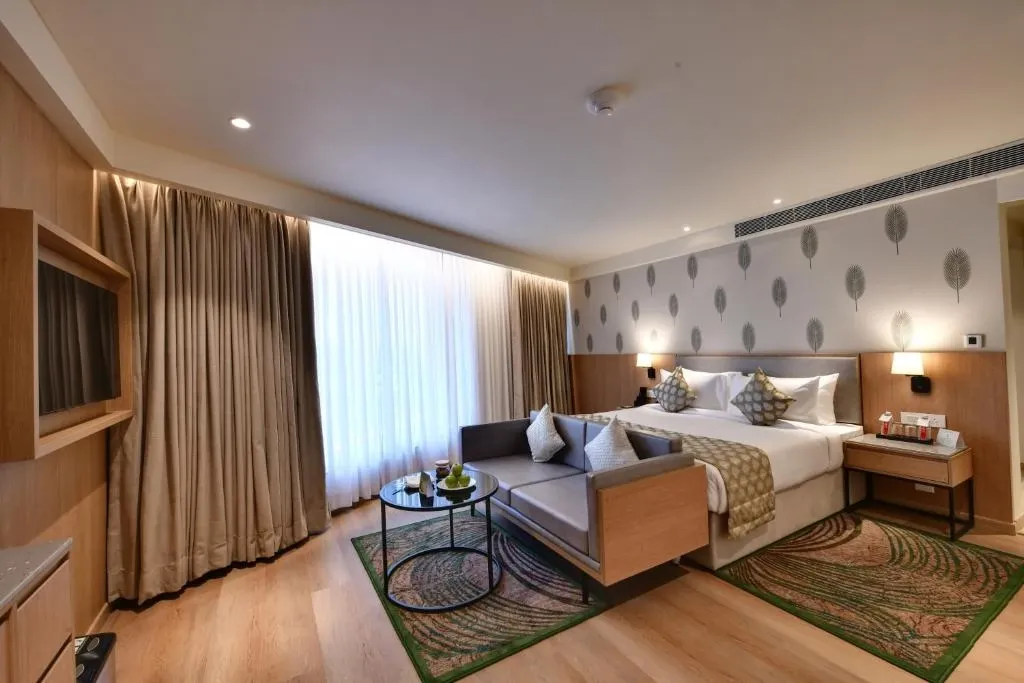 hotel with meeting room in vasana hadmatia, gandhinagar - the fern residency gandhinagar