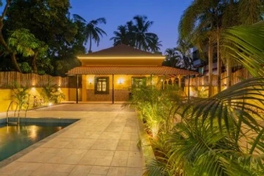 hotel in calangute beach, goa for couples - alaya stays casa do mar 4 bhk villa with private pool calangute