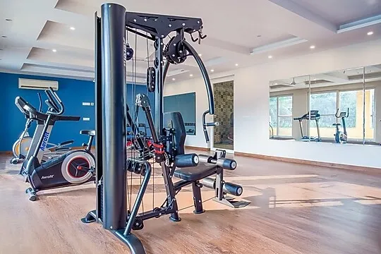 hotel with gym in candolim, goa - alaya stays veera marina apartment with pool candolim beach