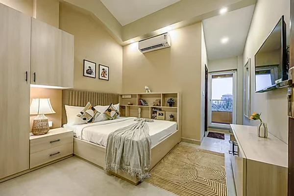 hotel near goa railway station - alaya stays veera marina apartment with pool candolim beach