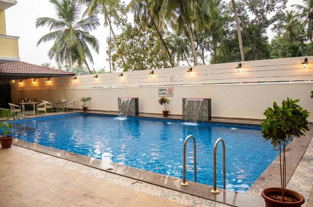 best resort in calangute beach, goa with activities - bells beach resort goa